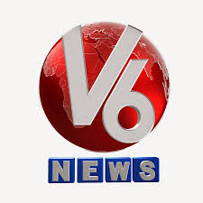 Logo of V6 News - TELEVISION